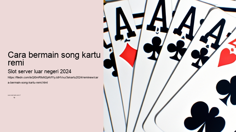 cara bermain song kartu remi