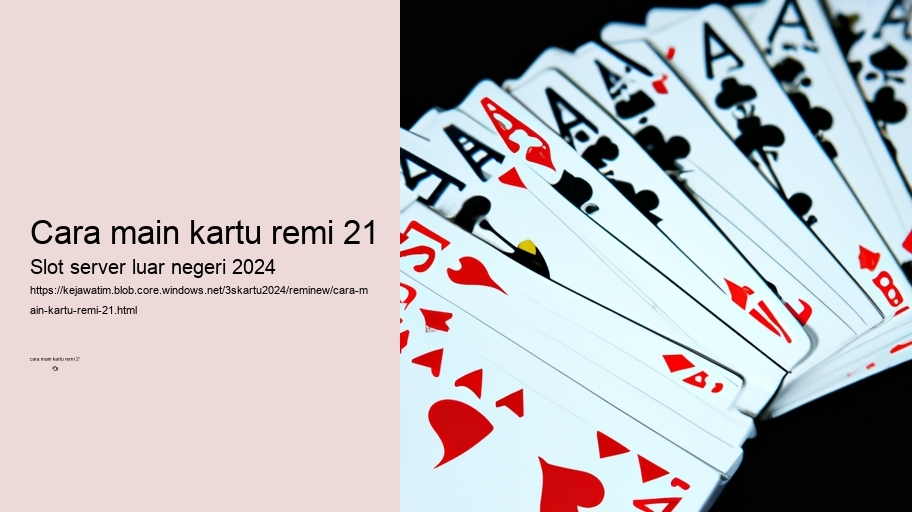 cara main kartu remi 21