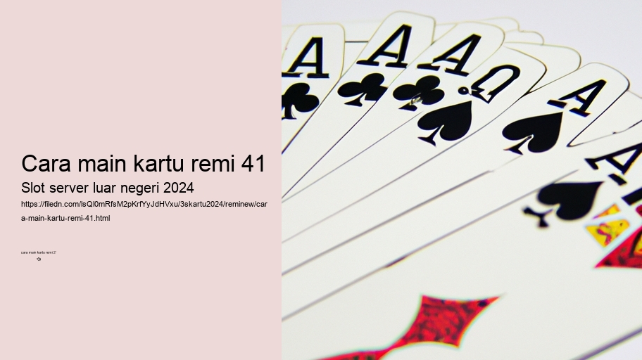 cara main kartu remi 41