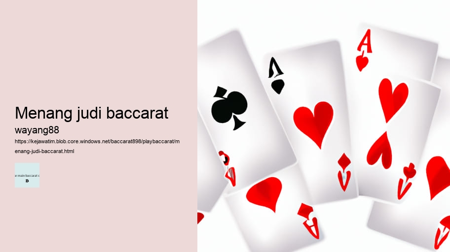 menang judi baccarat