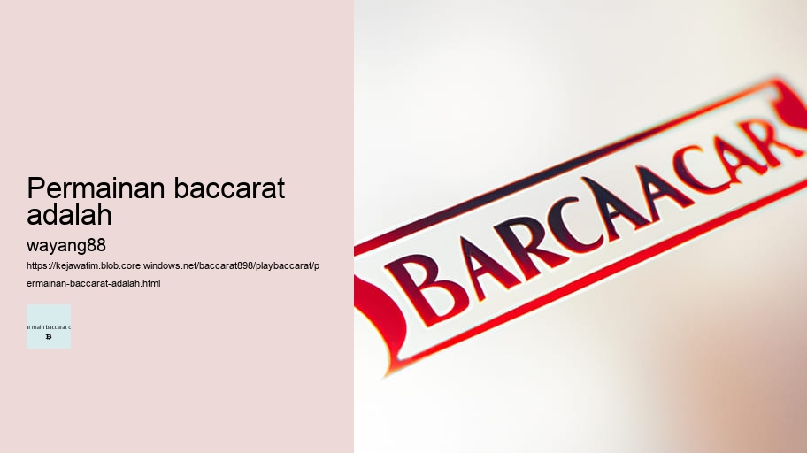 permainan baccarat adalah