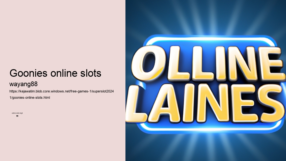 goonies online slots