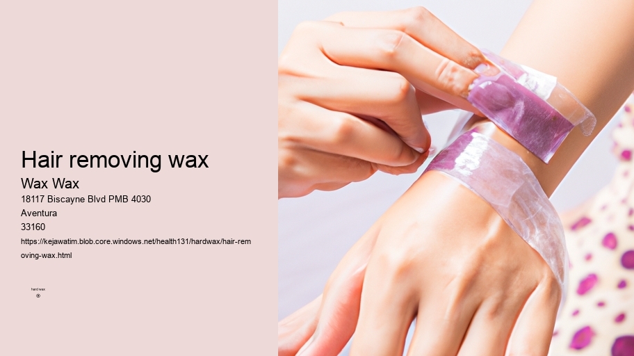 hair removing wax