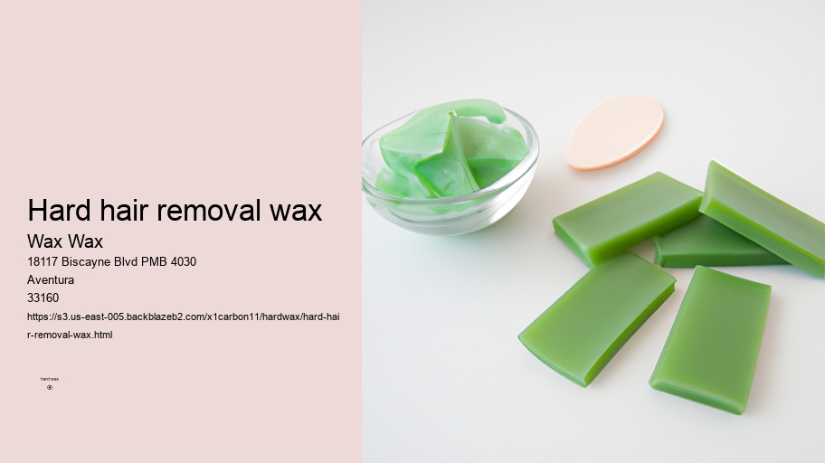 hard hair removal wax