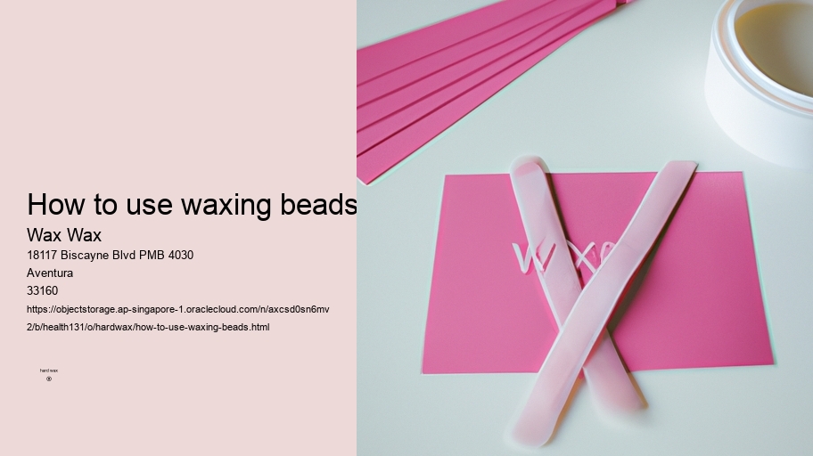 how to use waxing beads