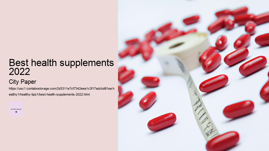 best health supplements 2022