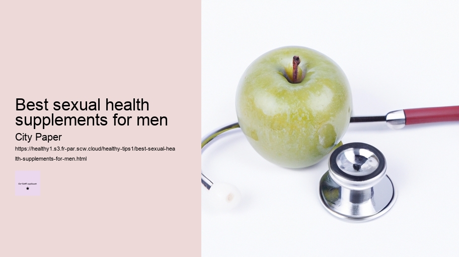 best sexual health supplements for men