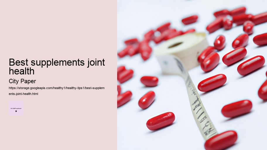best supplements joint health