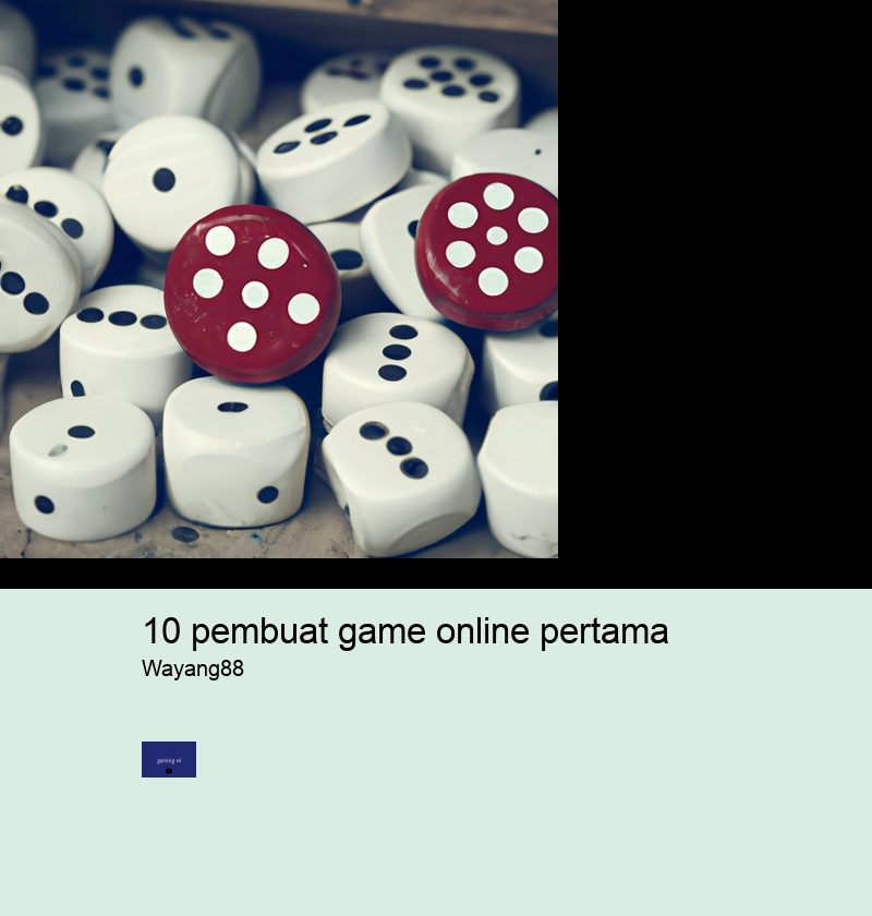 10 pembuat game online pertama