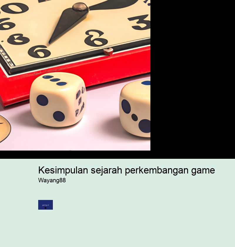 kesimpulan sejarah perkembangan game