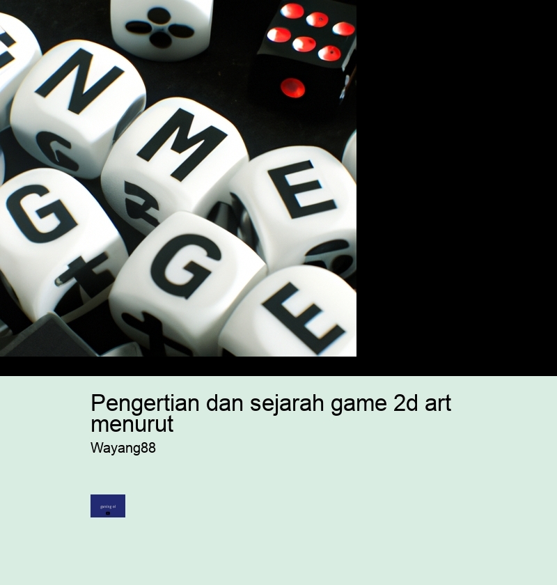 pengertian dan sejarah game 2d art menurut