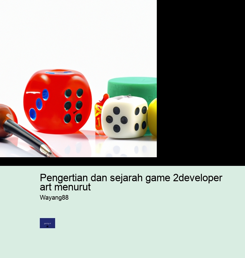 pengertian dan sejarah game 2developer art menurut