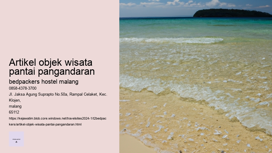 artikel objek wisata pantai pangandaran