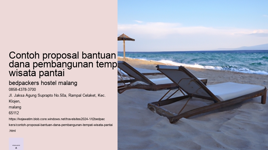 contoh proposal bantuan dana pembangunan tempat wisata pantai